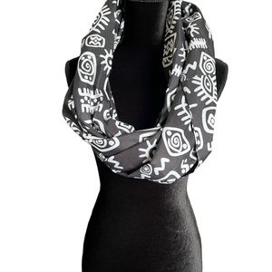 African Print Infinity Scarf and Head wrap